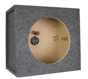 lot 617 image: Scosche SE12KT-WM1SD 12 Single Car Subwoofer Cabinet Enclosure Box
