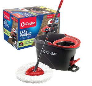 lot 643 image: O-Cedar EasyWring Spin Mop & Bucket System