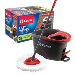 lot 644 image: O-Cedar EasyWring Spin Mop & Bucket System