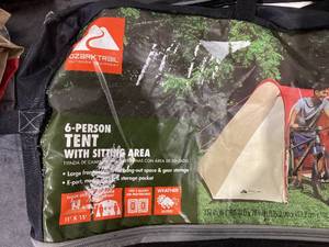 lot 705 image: Ozark Trail 6-Person Dome Tent with Sitting Area