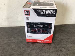 lot 707 image: Dual Electronics XD28BT, Car Stereo Head Unit, Double DIN with Bluetooth, 7-Character LCD