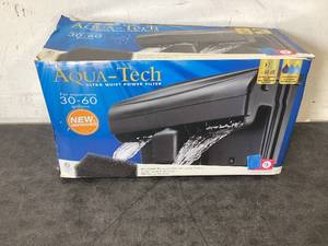 lot 711 image: Aqua-Tech Ultra Quiet Power Filter, For Aquariums 30-60 Gallons