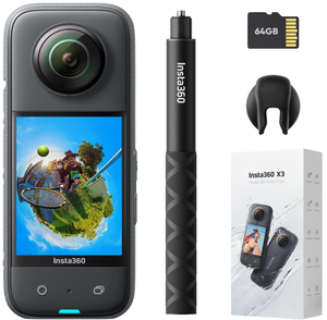 lot 2 image: Insta360 X3 Get-Set Kit- Waterproof 360 Action Camera