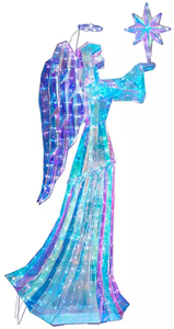 lot 94 image: Members Mark 6.5 Pre-Lit Prismatic Angel