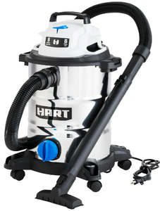 lot 232 image: HART 8 Gallon 6 Peak HP Stainless Steel WetDry Vacuum, VOC812SF 3701