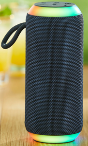 lot 238 image: Onn. Medium Rugged Speaker with LED Lighting, Gray