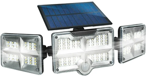 lot 252 image: Beyond Bright X3 Motion Activated Ultra Bright Solar Flood Light