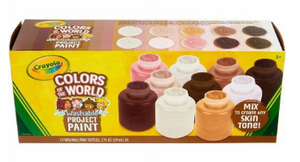 lot 480 image: LOT OF 6 Crayola Colors of the World Washable Kids Paint - 2 fl oz - 10  Pack
