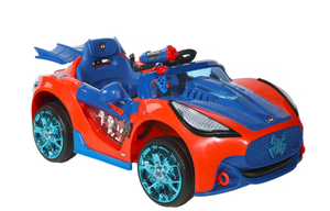 lot 47 image: Spider-Man Super Car 6 Volt with Lights and Sounds, by Dynacraft