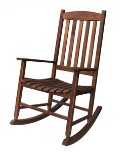 lot 98 image: Mainstays Outdoor Wood Porch Rocking Chair