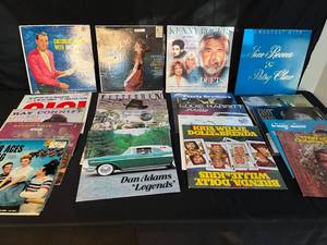 lot 219 image: Vintage Vinyl Record Collection Featuring Various Artists