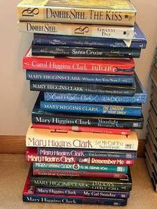 lot 234 image: Lot of Mary Higgins Clark and Danielle Steel Books
