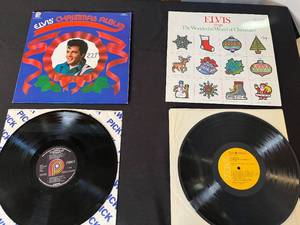 lot 317 image: Elvis Presley Christmas Vinyl Record Set 2 Albums