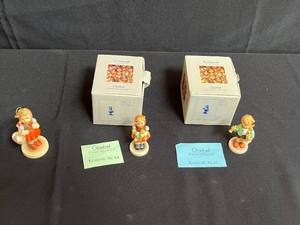 lot 142 image: Lot of 3 Goebel Schmid Hummel Figurines with Boxes