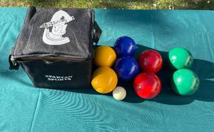 lot 90 image: Spartan Sports Bocce Ball Set with Carrying Case