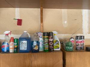 lot 270 image: Assorted Household Cleaning and Pest Control Supplies