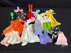 lot 156 image: Vintage Doll Clothing and Accessories Lot