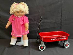 lot 161 image: Lissi Fashion Doll with Radio Flyer Wagon Toy Set