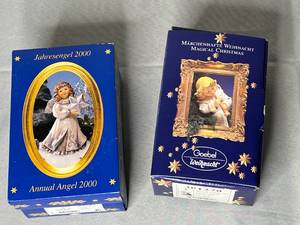 lot 509 image: Goebel Annual Angel Figurines 1999 & 2000 - Limited Edition