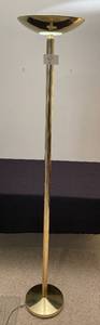 lot 356 image: Brass Torchiere Floor Lamp