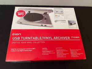 lot 419 image: ION USB TurntableVinyl Archiver TTUSB05 In Original Packaging