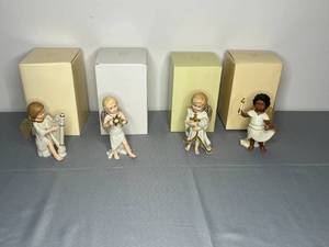 lot 399 image: Lenox Angel Musical Figurines Set of 4