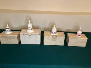 lot 546 image: Collection of Fine Bone China Bells - Spode and Aynsley