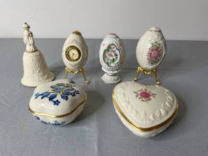 lot 533 image: Lenox Porcelain Decorative Collection Set of 7