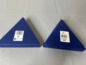 lot 540 image: Swarovski Christmas Ornament 2002 Triangle Box Set