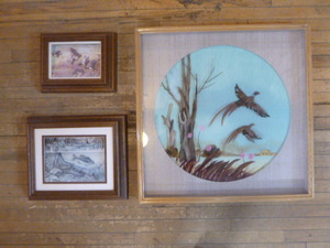 lot 15 image: Three 3D Framed Artwork