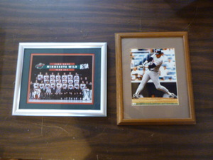 lot 16 image: Minnesota Wild and Kent Hrbek Framed Prints
