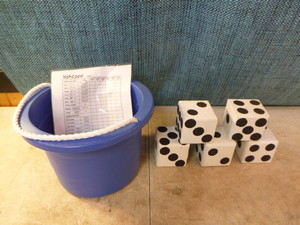 lot 70 image: Yard Yahtzee Game
