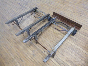 lot 99 image: 2 Wood and Steel Carts