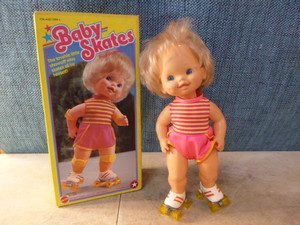 lot 106 image: Vintage Baby Skates Doll
