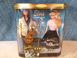 lot 116 image: Mattel Barbie Loves Elvis Dolls