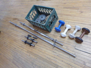 lot 139 image: Weights and Dumbbells