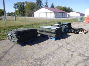 lot 6 image: 4 Pallets of Corrugated  Galvanized Sheet Stone Coated Shingles