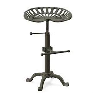 Carolina Cottage Tractor Seat Adjustable Height Industrial Bar Stool Customer Returns See Pictures