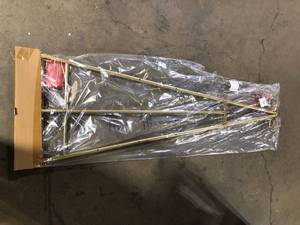 53.5 in. Gold Multi-Picture Floor Easel with Adjustable Brackets by Tripar  Customer Returns See Pictures