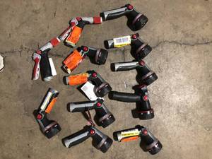 Gaylord of Assorted Water Hose Nozzels Various Models and Conditions  Customer Returns See Pictures