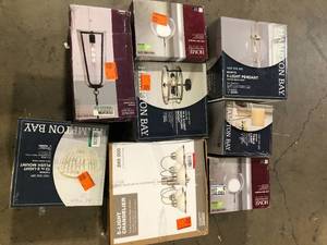 Lot of Assorted Lighting  Various Models and Conditions Customer Returns See Pictures