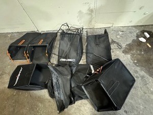 Lot of assorted lawnmower bags various models and conditions customer returns see pictures