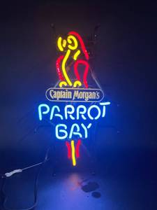 lot 15 image: Captain Morgans Parrot Bay Neon Sign