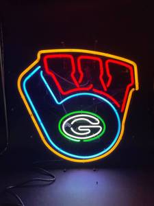 lot 84 image: Wisconsin Sports Teams Neon Sign