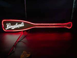 lot 31 image: Leinenkugels Flavor of the Northwoods Paddle Neon Sign