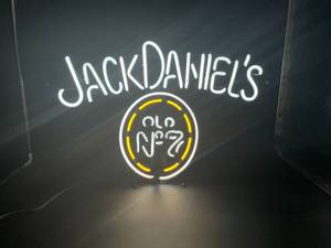 lot 28 image: Jack Daniels Old No. 7 Neon Sign