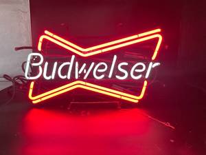 lot 99 image: Budweiser Neon Sign