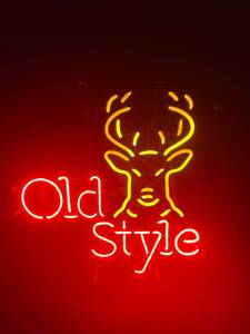 lot 19 image: Old Style Deer Neon Sign