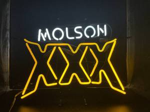 lot 109 image: Molson Triple XXX Neon Beer Sign
