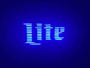 lot 119 image: Two-Sided Hanging Miller Lite Sign